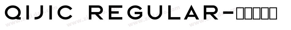 QIJIC Regular字体转换